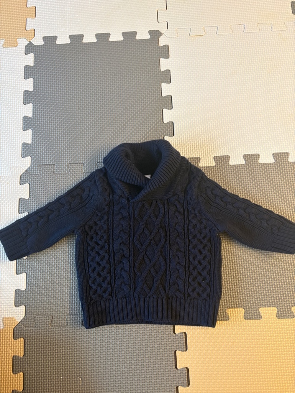 Baby GAP navy baby knit sweater